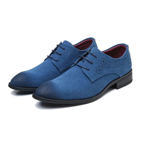 Mandotos red pointed leather shoes with sleek design and smooth finish, perfect for stylish formal or casual wear.