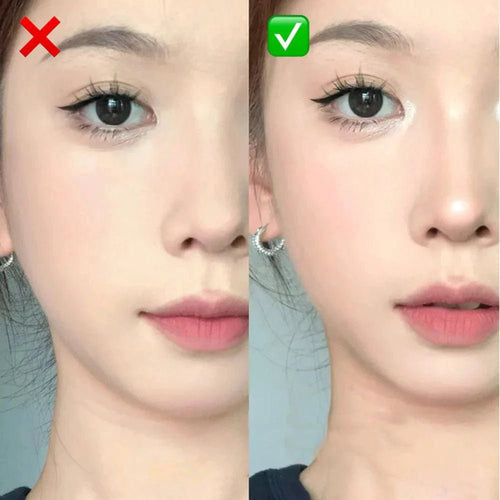 Mandotos matte eyeshadow stick with white eyeliner and silver shimmer highlighter, cream formula for eye makeup application.