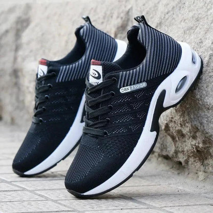 Mandotos men's casual outdoor breathable work shoes with sturdy design and comfortable fit.