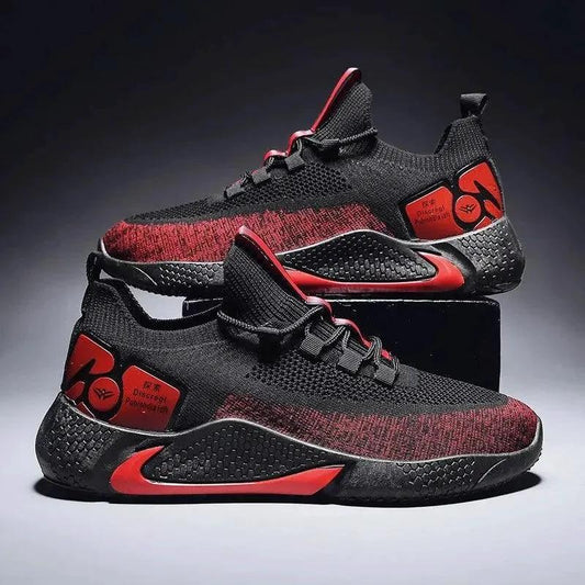 Mandotos men's athletic trainer shoes with breathable mesh upper, cushioned sole, and sporty design for active wear.
