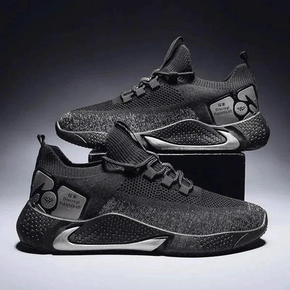 Men's athletic trainer shoes by MANDOTOS with breathable mesh upper and cushioned sole, designed for active wear and sports.