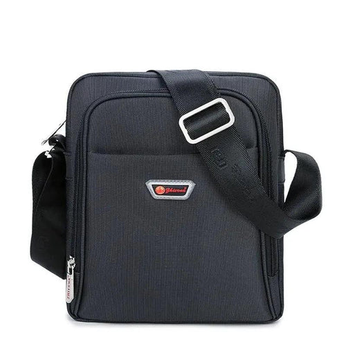 Mandotos men's Oxford cloth shoulder bag, stylish messenger bag with multiple compartments and a sleek business bag design.