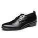 Men's casual leather shoes by MANDOTOS, featuring classic design with brown leather finish and comfortable slip-on style.