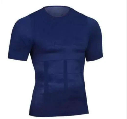 Men's MANDOTOS contour shaper vest with snug fit, designed to enhance posture and provide a smooth silhouette.