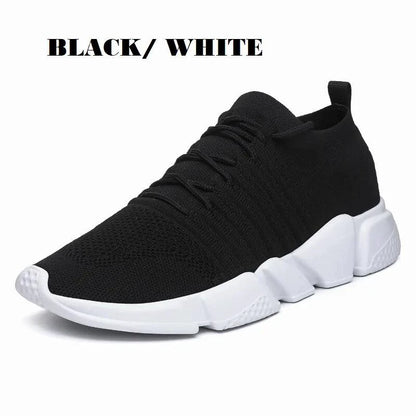 Men's cushioned running shoes by MANDOTOS, featuring breathable mesh and supportive sole for comfort and performance during runs.