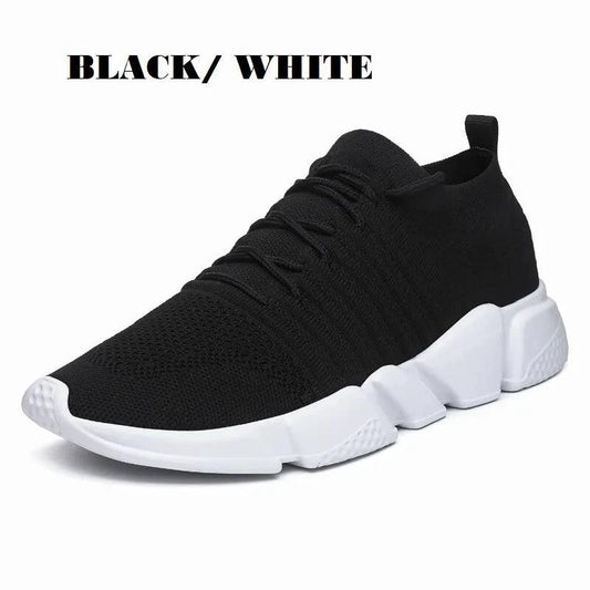Men's cushioned running shoes by MANDOTOS, featuring breathable mesh and supportive sole for comfort and performance during runs.