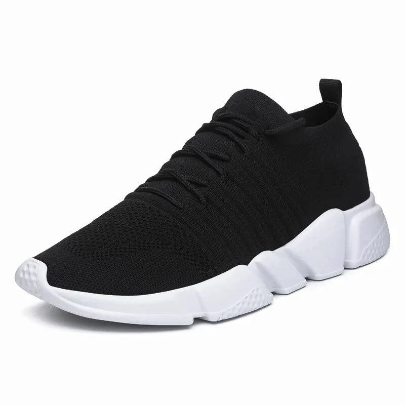 Men's cushioned running shoes by MANDOTOS featuring breathable mesh and supportive soles for comfort and performance.