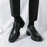 Men's elegant breathable tassel loafers by MANDOTOS, showcasing stylish leather shoes with tassel details and comfortable design.