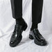 Men's elegant breathable tassel loafers by MANDOTOS, showcasing stylish leather shoes with tassel details and comfortable design.