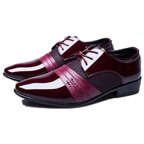 Men's black formal shoes by MANDOTOS, sleek leather design, with laced closure, suitable for professional or formal occasions.
