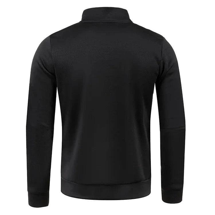 Men's half zipper turtleneck sweatshirt by MANDOTOS, cozy and stylish for fall, shown in a neutral color with a relaxed fit.
