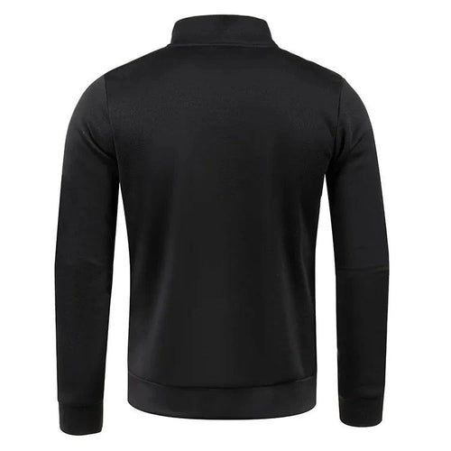 Men's half zipper turtleneck sweatshirt by MANDOTOS, cozy and stylish for fall, shown in a neutral color with a relaxed fit.