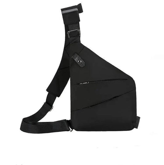 Mandotos men's multifunctional shoulder bag with sports chest pack design, compact and versatile for outdoor activities.