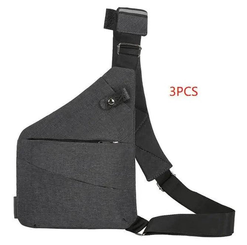 Mandotos men's multifunctional shoulder bag with sports chest pack design, for outdoor and casual use.
