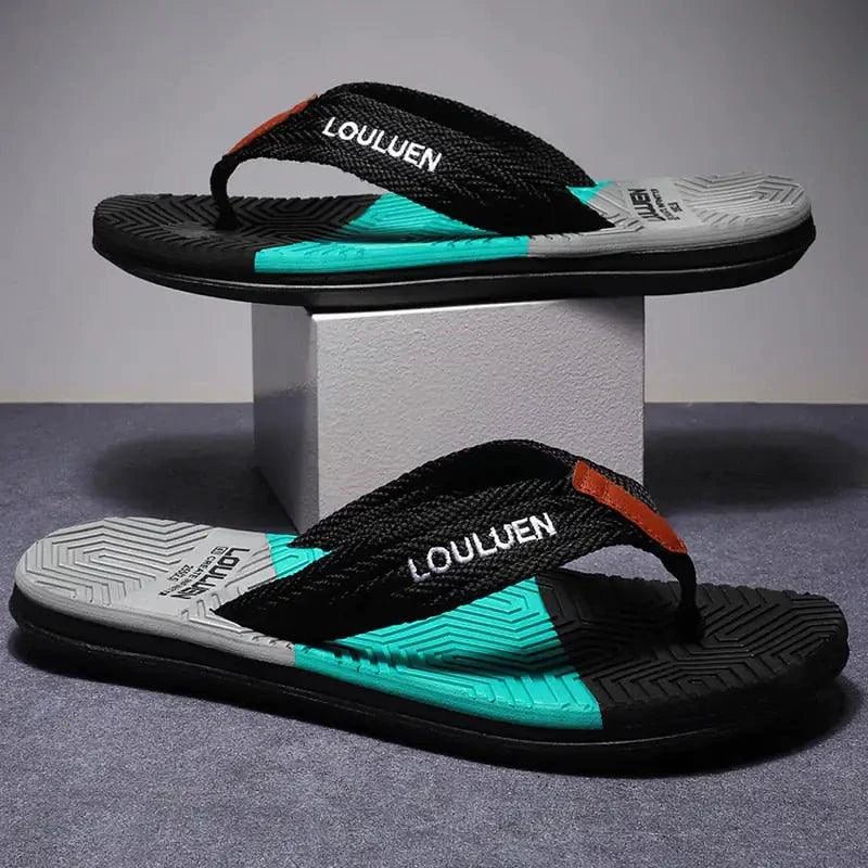 Men's Elegant Comfort Sandal by MANDOTOS, featuring a sleek design with cushioned straps and sturdy sole for everyday wear.