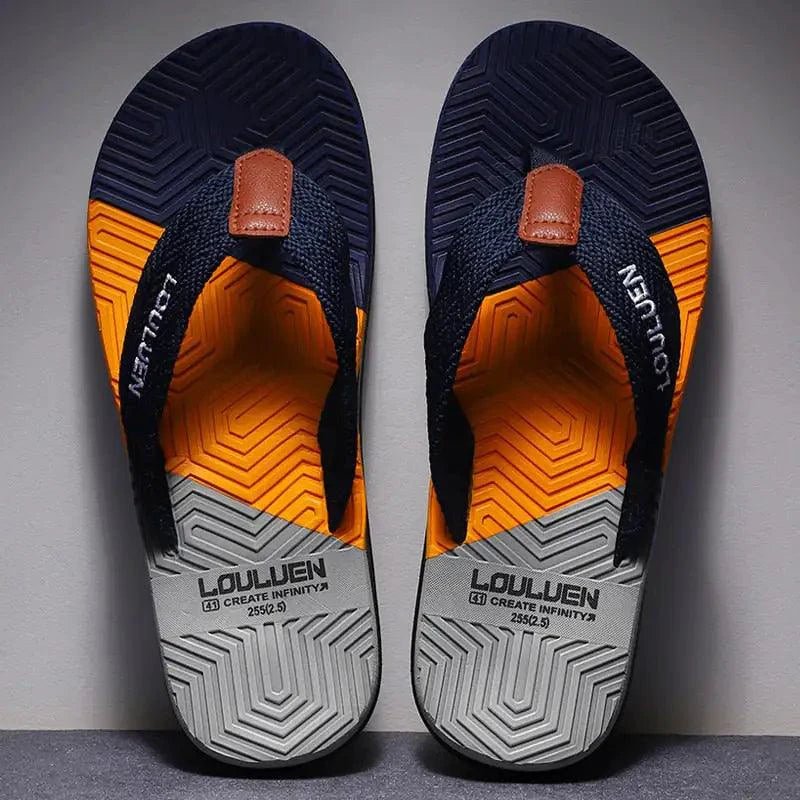 Men's elegant comfort sandal by MANDOTOS featuring a sleek design and cushioned sole for everyday wear.