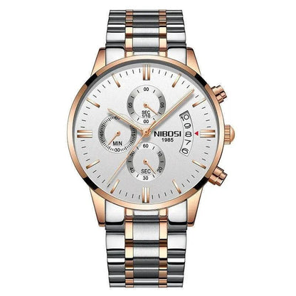 Mandotos men's stylish watch from the timepiece collection with a sleek metal band and modern dial design.