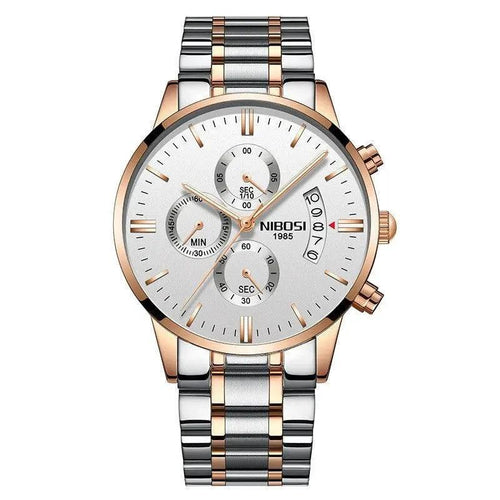 Mandotos men's stylish watch from the timepiece collection with a sleek metal band and modern dial design.