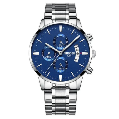 Men's stylish MANDOTOS watch with a sleek round dial and metal band, part of the stylish timepiece collection.