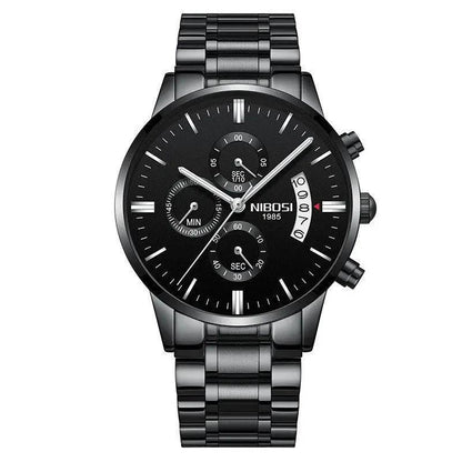 Mandotos men's stylish watch from the collection, featuring a sleek design with a round dial and metal strap.