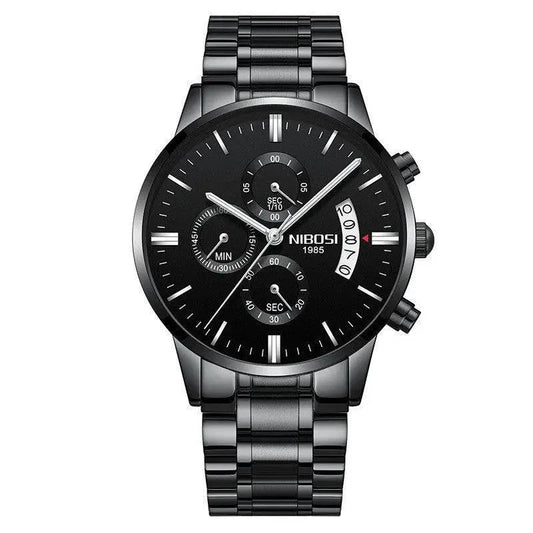 Mandotos men's stylish watch from the collection, featuring a sleek design with a round dial and metal strap.