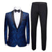 Men's wedding suit set by MANDOTOS, formal dress suit with jacket, trousers, and shirt for special occasions.