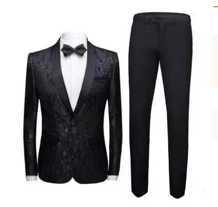 Mandotos men's wedding suit set featuring a formal dress suit with jacket, shirt, and trousers for special occasions.