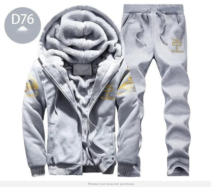 Mandotos men's winter sports set featuring a stylish, warm 2-piece ensemble ideal for outdoor winter adventures.