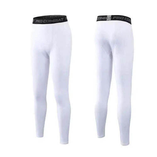 Mandotos men's compression pants and leggings with a sleek design, ideal for running, sports, and athletic workouts.