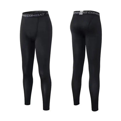 Mandotos men's compression pants and leggings with a snug fit, designed for sports, running, and athletic workouts.