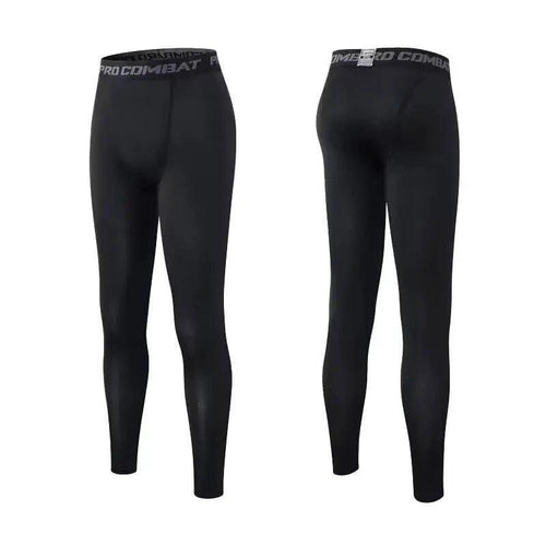Mandotos men's compression pants and leggings with a snug fit, designed for sports, running, and athletic workouts.