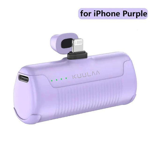 Mandotos Mini Power Bank 4500mAh compact portable charger with USB port for smartphones and devices.