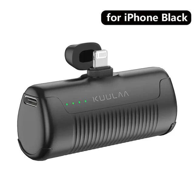 Mandotos Mini Power Bank 4500mAh portable charger with compact design and USB port for on-the-go device charging.