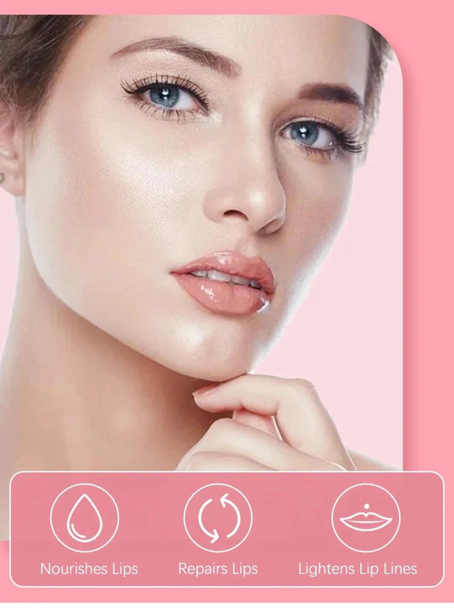 Mandotos moisturizing lip balm oil with plumping, exfoliating lip gloss for smooth, hydrated lips.