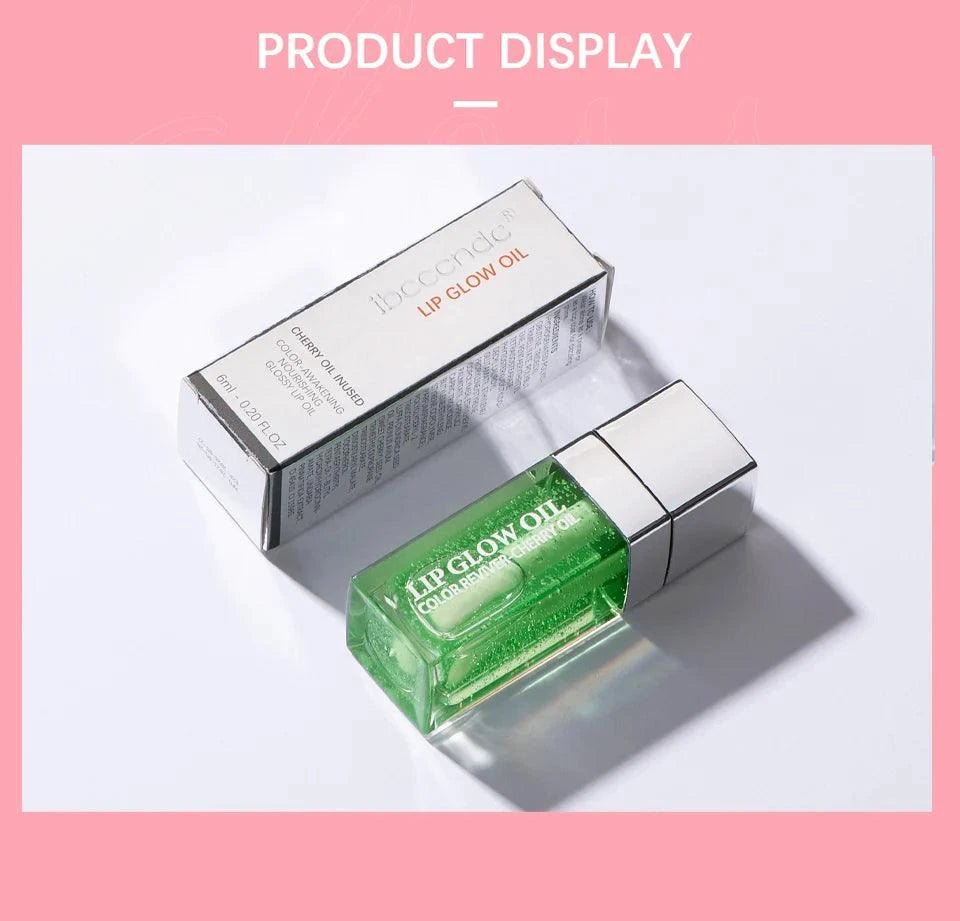 Mandotos moisturizing lip balm oil with plumping and exfoliating lip gloss for smooth, hydrated lips.