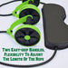 Mandotos multi-function puller abdominal muscle wheel and fitness roller for core workouts and muscle toning exercises.