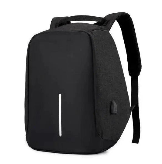 Mandotos water-resistant USB charging computer notebook backpack bag with multiple compartments and padded straps.