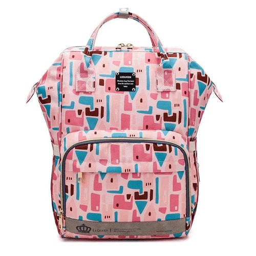 Mandotos Mummy Maternity Bag with multiple compartments and adjustable straps, designed for new mothers.