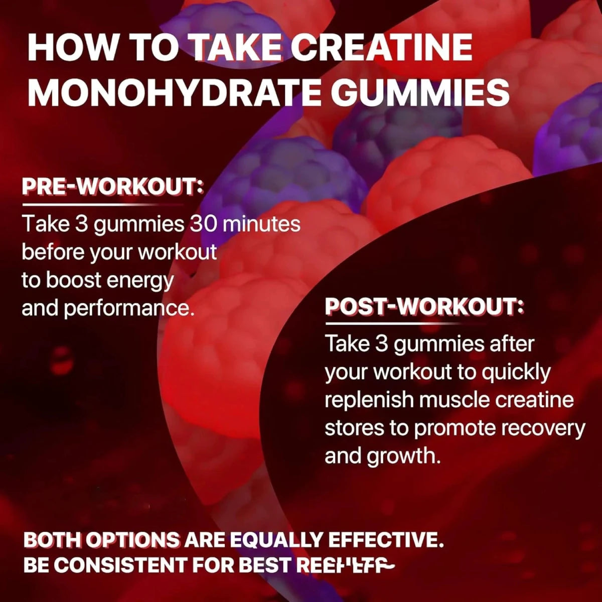 Mandotos Muscle Boost Gummies in a jar, showing the colorful gummy supplements designed to support muscle growth and recovery.