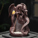 Mandotos Mystic Dragon Incense Tower with intricate dragon design, perfect for aromatic incense burning and decorative display.