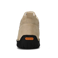 Mandotos handmade leather casual men's sneakers with breathable design, ankle boots, outdoor suitable, stylish men's leather shoes.