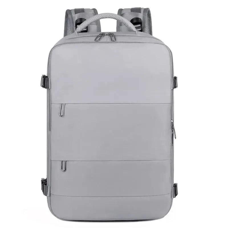 Mandotos large-capacity travel backpack for women with dry and wet compartments, ideal for luggage, college, and travel.