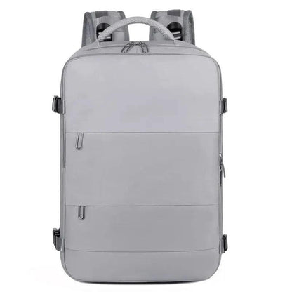 Mandotos large-capacity travel backpack for women with dry and wet compartments, ideal for luggage, college, and travel.