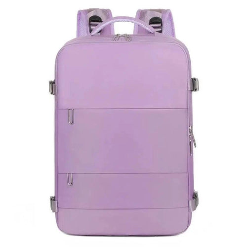 Mandotos large-capacity travel backpack for women with dry and wet compartments, ideal for college students and travelers.