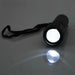 Mandotos Night Rider LED front light attached to a bicycle, providing bright, high-visibility illumination for safe night riding.