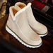 Mandotos non-slip warm winter boots with insulated lining and rugged sole, designed for cold weather and icy conditions.