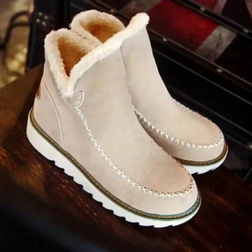 Mandotos non-slip warm winter boots with insulated lining and rugged soles, ideal for cold weather and icy conditions.