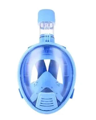 Mandotos OceanView full face snorkel mask with 180° visibility and anti-fog technology, designed for comfortable underwater exploration