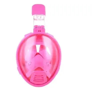 Mandotos OceanView full face snorkel mask with 180° visibility and anti-fog technology, showing the mask's clear design and features.