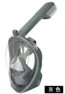 Mandotos OceanView snorkel mask with 180° panoramic vision for clear underwater viewing during snorkeling adventures.
